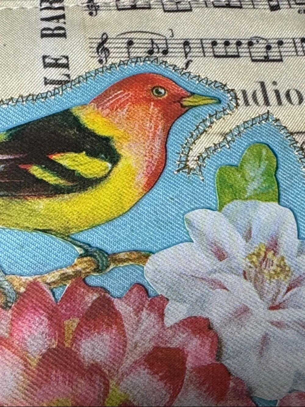 New Pip Studio Floral & Bird Passport Wallet And  music themed Address Book